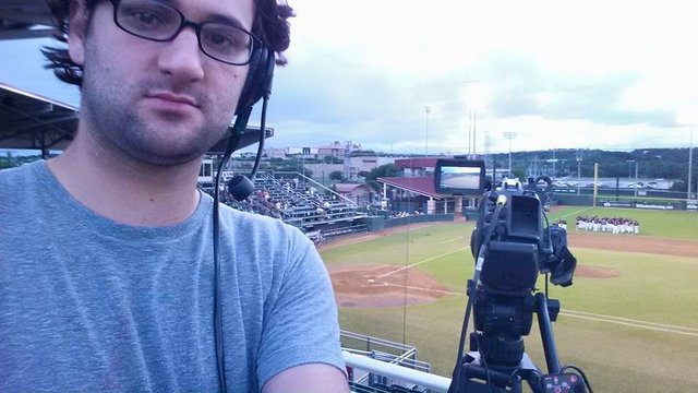 camera, student, camcorder, university sports game